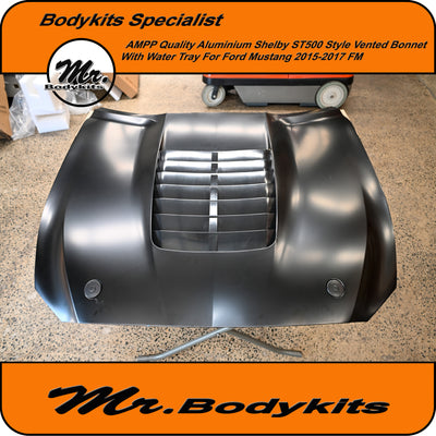 Ford Mustang 2015-2017 FM AMPP Aluminium made Shelby GT500 Style Bonnet (Local Pickup or Brisbane only)