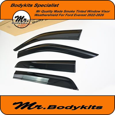 Mr Weathershields Window Door Visors For Ford Everest 2022-2026