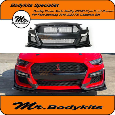 Ford Mustang FN 2018-2022 Shelby GT500 Style Front Bumper | Mr Bodykits