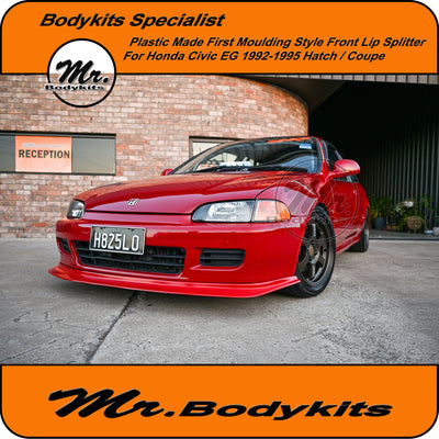 First Moulding Front Bumper Lip For Honda Civic EG Hatch / Coupe 1992-1995, By Mr Bodykits