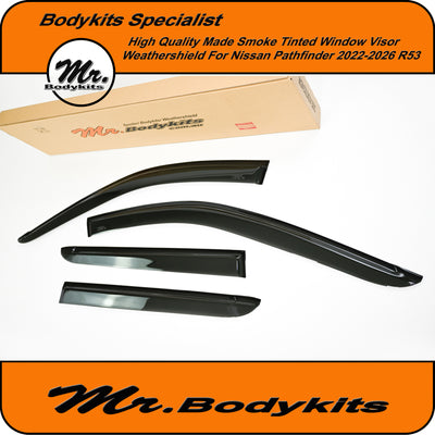 Nissan Pathfinder 2022-2026 R53 High Quality Weathershields Window Door Visors By Mr Bodykits