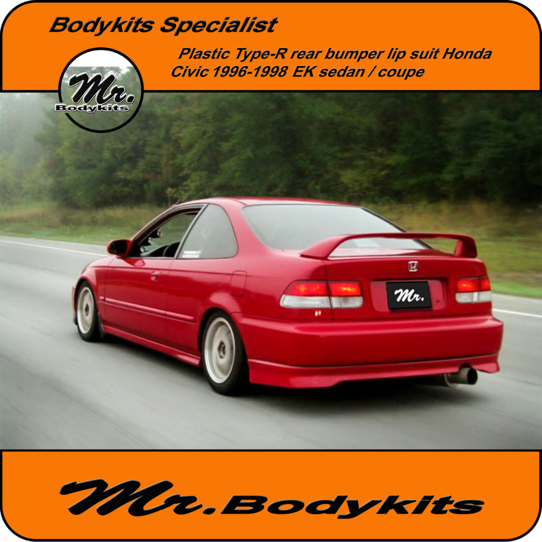 Mr PP Plastic TypeR Rear Lip Suit Honda Civic EK Series 19961998 sed