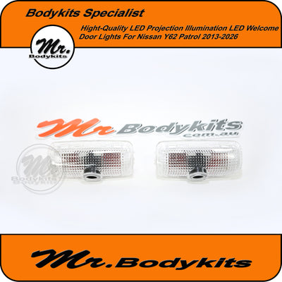 High-Quality Made LED Projection Door Light For Nissan Y62 Patrol 2013-2026