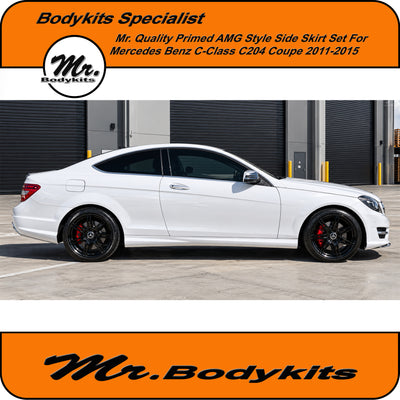 Mr Quality AMG Style Side Skirts For Mercedes-Benz W204, C204 Coupe 2011-2015