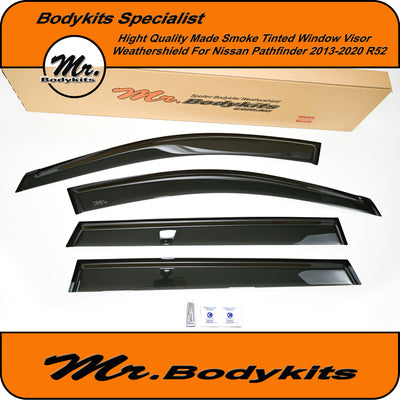 Nissan Pathfinder 2013-2020 R52 High Quality Weathershields Window Door Visors By Mr Bodykits (Copy)