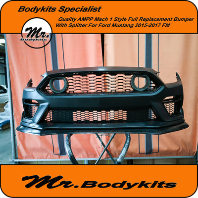 Quality AMPP Mach 1 Style Front Bumper For Ford Mustang 2015-2017 FM, Mr Bodykits