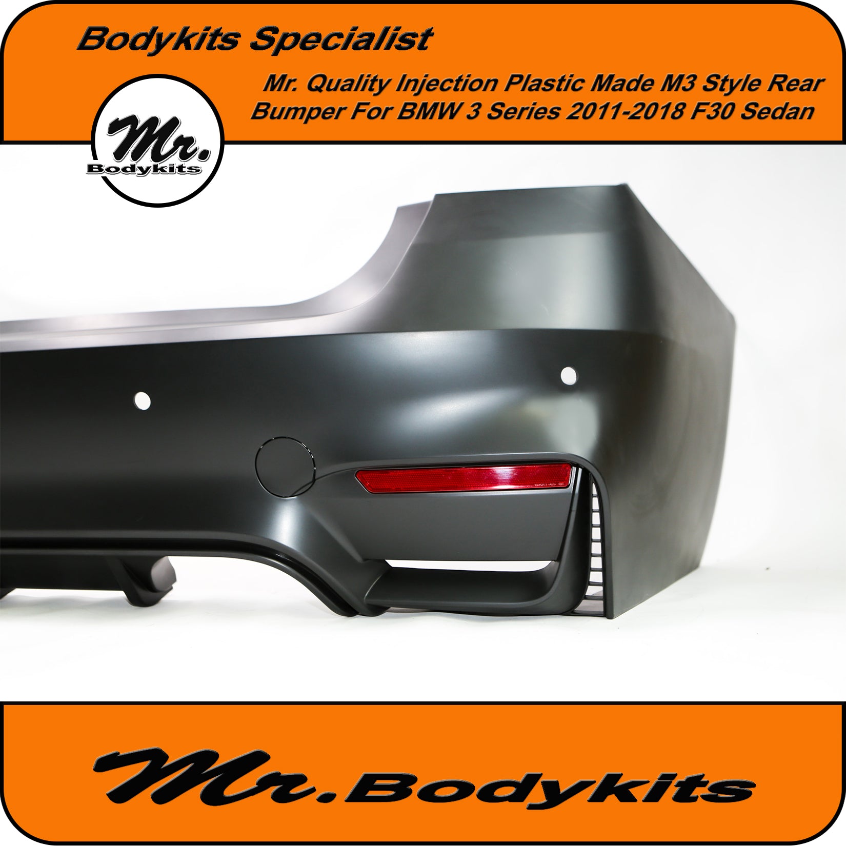 Mr Bodykits M3 Style Replacement Rear Bumper For BMW 3 Series 2011-201