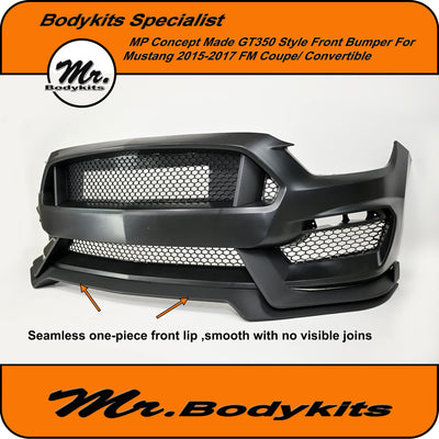 Ford Mustang 2015-2017 FM MP Concept GT350 Style Front Bumper , Mr Bodykits
