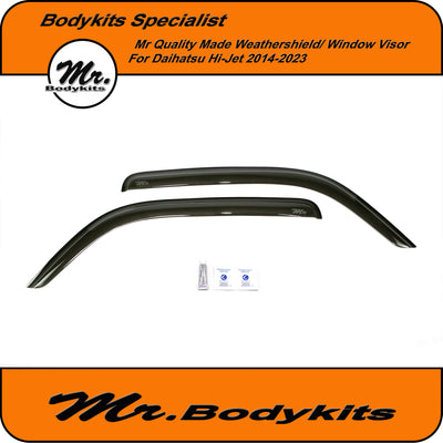 Daihatsu Hi-Jet 2014-2023 Japanese OEM Quality made Window Visor Weathershield, By Mr