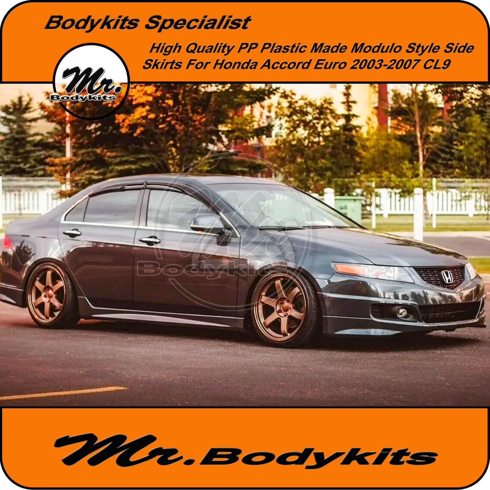 Modulo Style Side Skirts For Honda Accord Euro 2003-2007 CL9, Highest ...