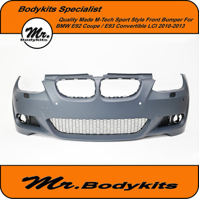 M-Tech Sport Style Plastic Made Front Bumper For BMW 3 Series E92 / E93 2010-2013 LCI