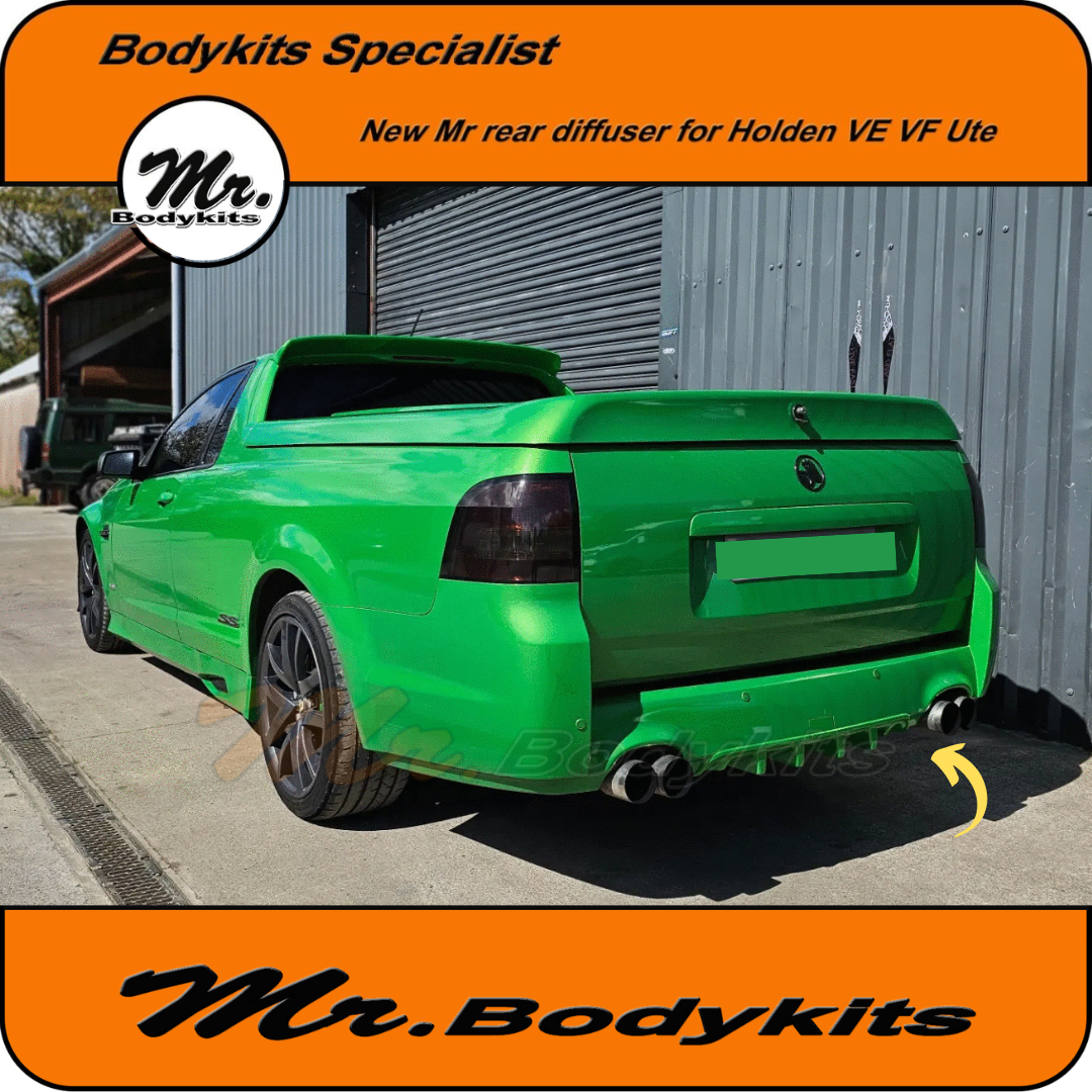 Vz Rear Bumper Commodore Boot Spoiler Holden VY VZ Commodore Rear Bumper Diffuser For ...