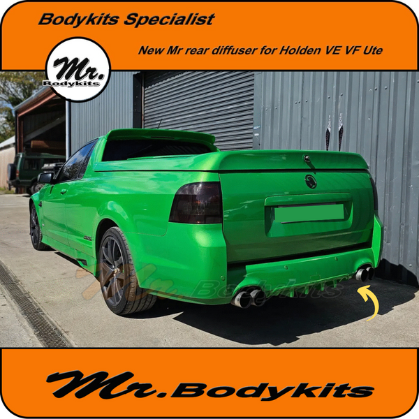 Ve Ss Rear For Holden VE VF Commodore Ute Rear Bumper Diffuser For (SS / SSV / SV ...