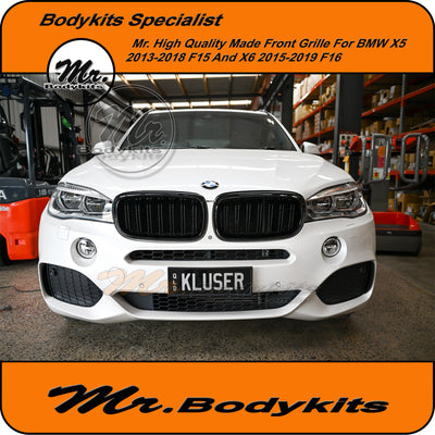 Gloss Black M5 Style Grille For BMW X5 F15, X6 F16 , High Quality Made