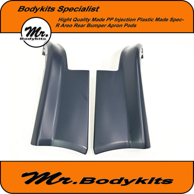 Nissan S15 200SX Spec-R Aero Plastic Rear Bumper Apron Pods Bodykits, Quality PP Plastic Made