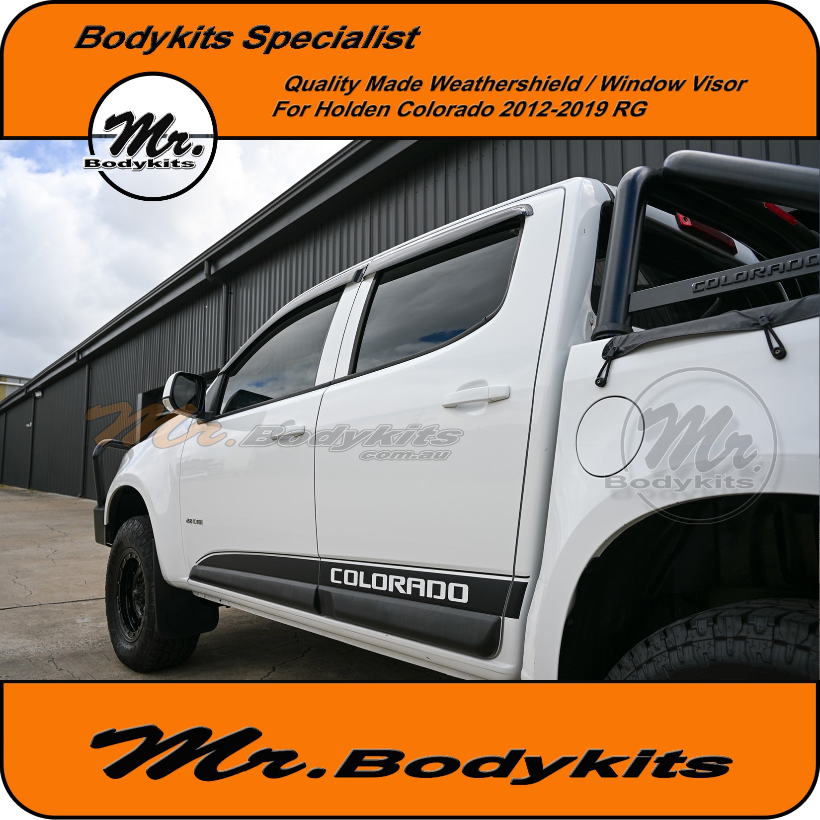 4 STÜCKE Wetterschutz-Fenstervisier-Kit Für Chevrolet COLORADO RG 2012 - Auto Go