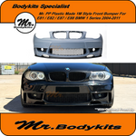 1M Style Front Bumper for BMW 1 Series E81/ E82/ E87/ E88 2006-2013 Hatch/Sedan/Convertible