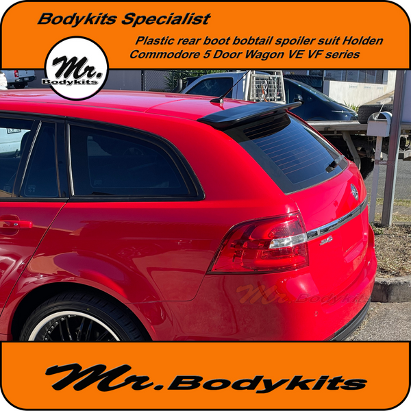 For Holden Commodore VE VF Wagon Plastic Rear Spoiler Roof Boot Wing ...