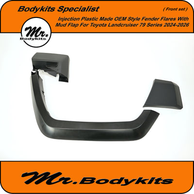 Mr Front Fender Flares Set Suitable For Toyota Landcruiser 70 Series (76/78/79) 2024-2026