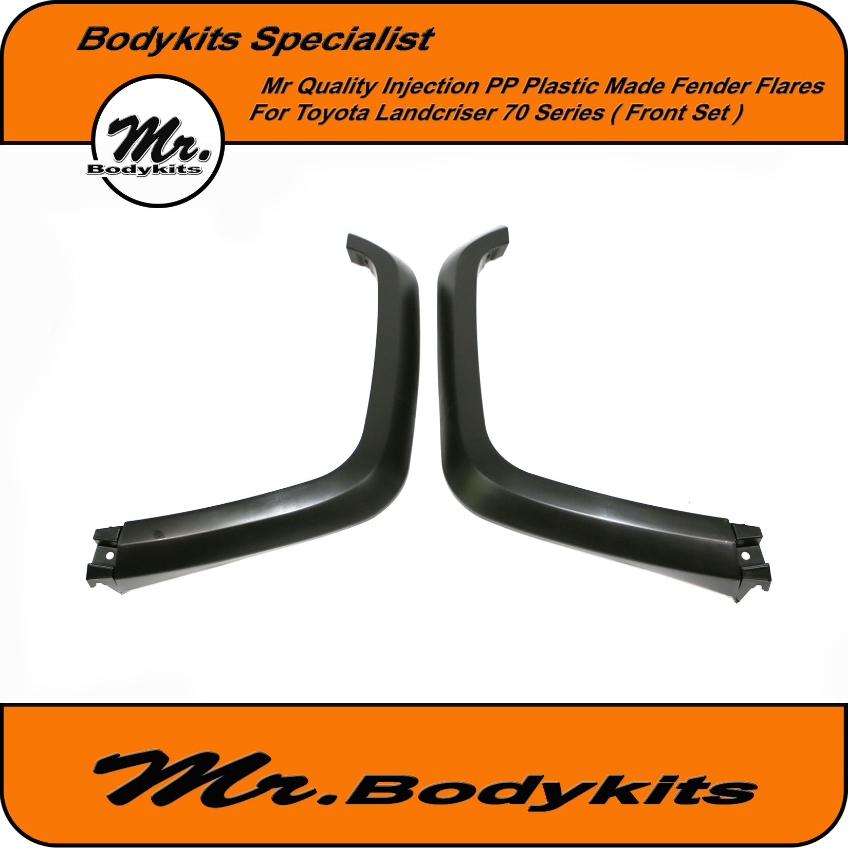 Mr. Quality Made Fender Flares For Toyota Landcruiser 70 Series 20072