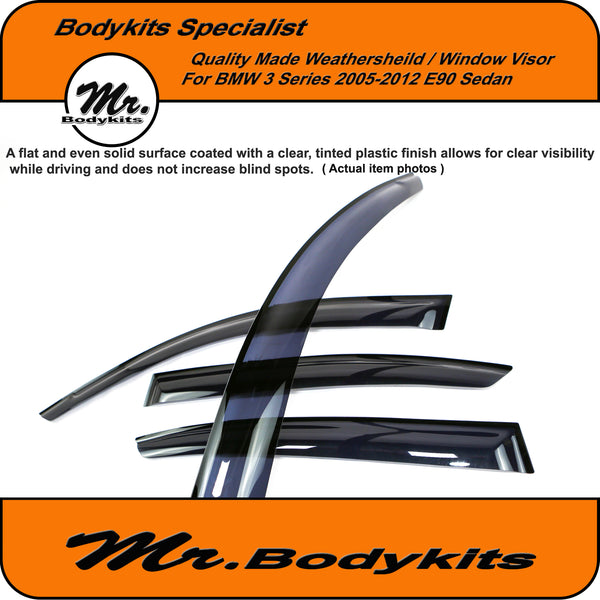 Mr Bodykits Quality Weathershield Window Visor Guard For BMW 3 Series - Mr  Bodykits