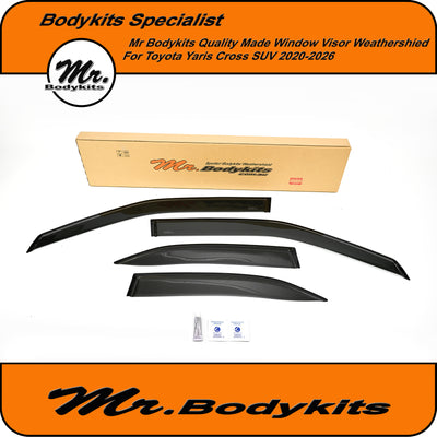 Mr Weathershield Window Visor Set Suitable For Toyota Yaris Cross 2020-2026 XP210