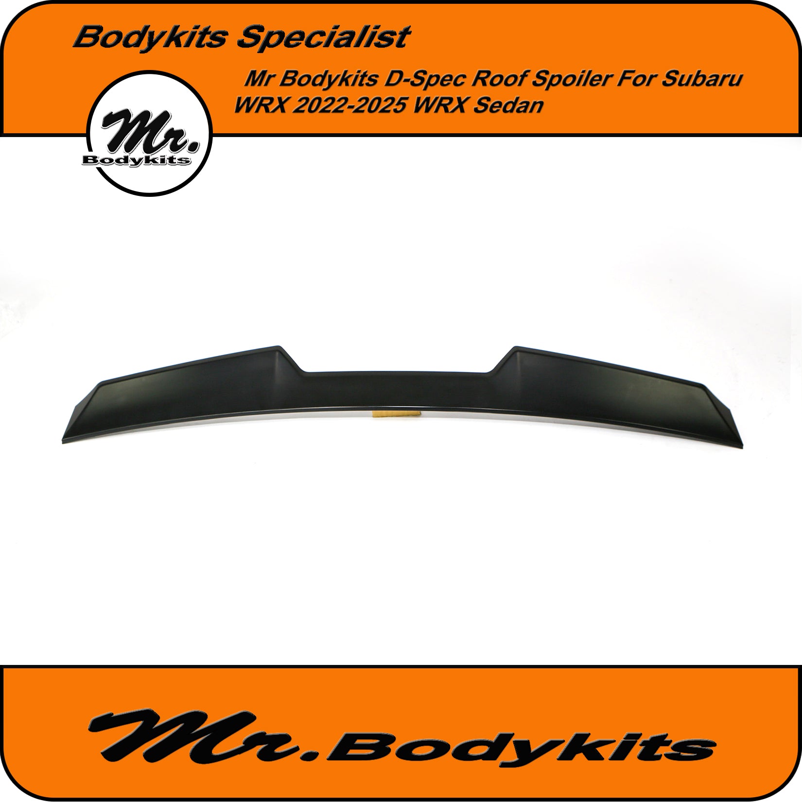 Subaru WRX VB DSpec Rear Roof Window Spoiler 20222025 Sedan, Mr Body