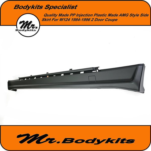 Plastic AMG Style Side Skirts Set For Mercedes Benz E-class W124