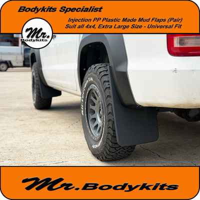 Fender Flare Guard Wide Mud Flap / Mudflaps suit all 4x4 4WDs (Universal fit)