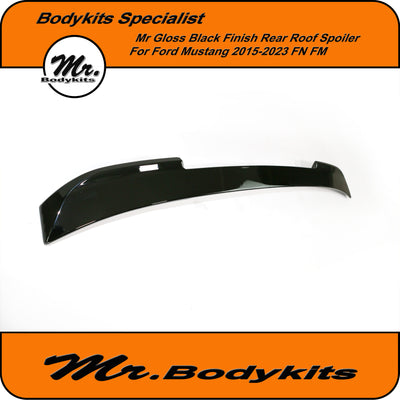 Mr Roof Spoiler Wing For Ford Mustang 2015-2023 FM FN Gloss Black Painted, Mr Bodykits