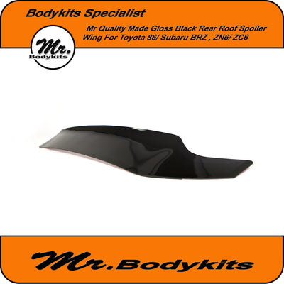 Toyota 86 / Subaru BRZ 12-21 Gloss Black Perspex Rear Roof Spoiler Wing, By Mr Bodykits