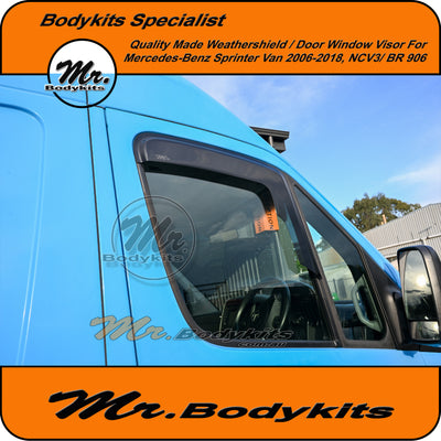 Mercedes Benz Sprinter Van 2006-2018 Weathershields / Window Visors NCV3/ BR 906 (Set of 2)
