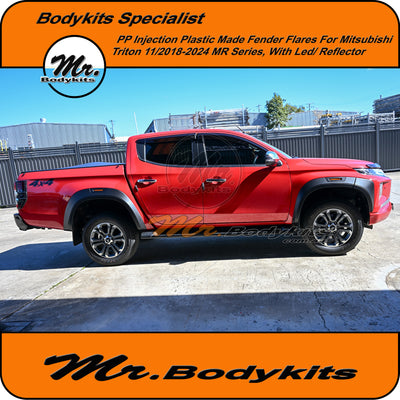 Mitsubishi MR Triton Quality Fender Flares Full Set – Front & Rear Set (2018-2024)