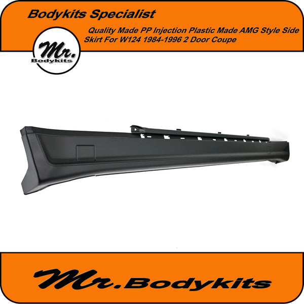 Plastic AMG Style Side Skirts Set For Mercedes Benz E-class W124