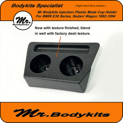 Mr Bodykits Injection Plastic Made Cup Holder For BMW E30 1982-1994 Sedan/Coupe/Wagon