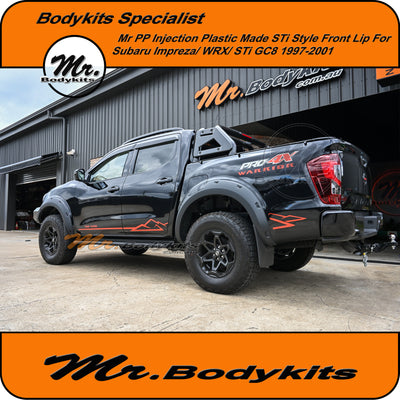 Nissan Navara D23 NP300 Dual Cab Window Visors Weathershields 2015-2025 - Premium Quality