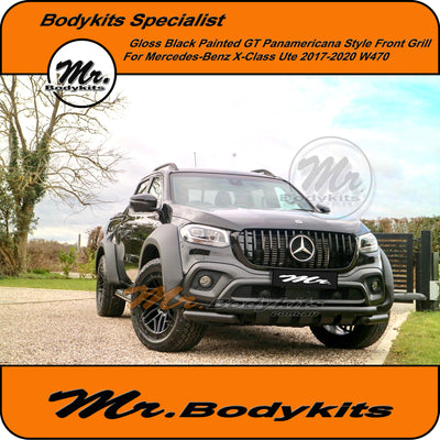 GT Panamericana Bumper Grille For Mercedes Benz X-Class 2017-2022 W470 Ute
