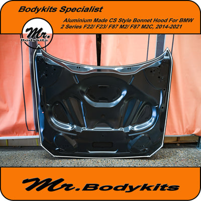 Aluminium Made CS Style Bonnet Hood For BMW 2 Series F22/ F23/ F87 2014-2021