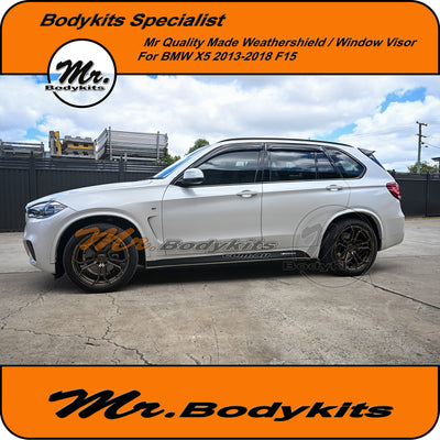 BMW X5 2013-2018 F15 Weathershields Window Visor Guard by Mr Bodykits, Quality Made