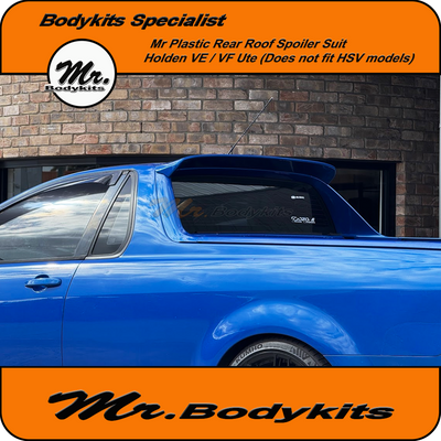 Rear Roof Spoiler for Holden Commodore VE VF Ute S/SV6/SS/Storm/Redline/Z/Omega by Mr Bodykits