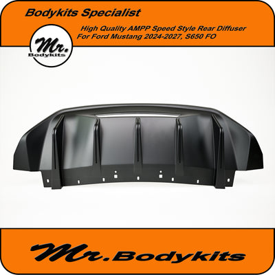 AMPP Speed Style Rear Bumper Diffuser For Mustang 2023-2027 FO S650, Quality Made