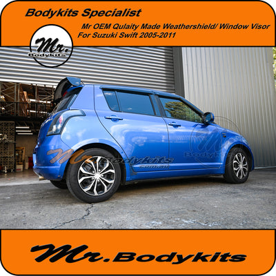 Suzuki Swift 2005-2011 OEM Quality Made Weathershield Window Visor By Mr Bodykits