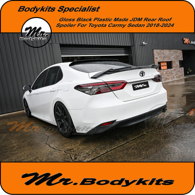 Toyota Camry 2018-2024 Gloss Black JDM Style Rear Roof Spoiler Wing , Mr Bodykits