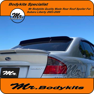 Mr Bodykits Roof Spoiler For Subaru Liberty 2003-2009, Gloss Black Perspex