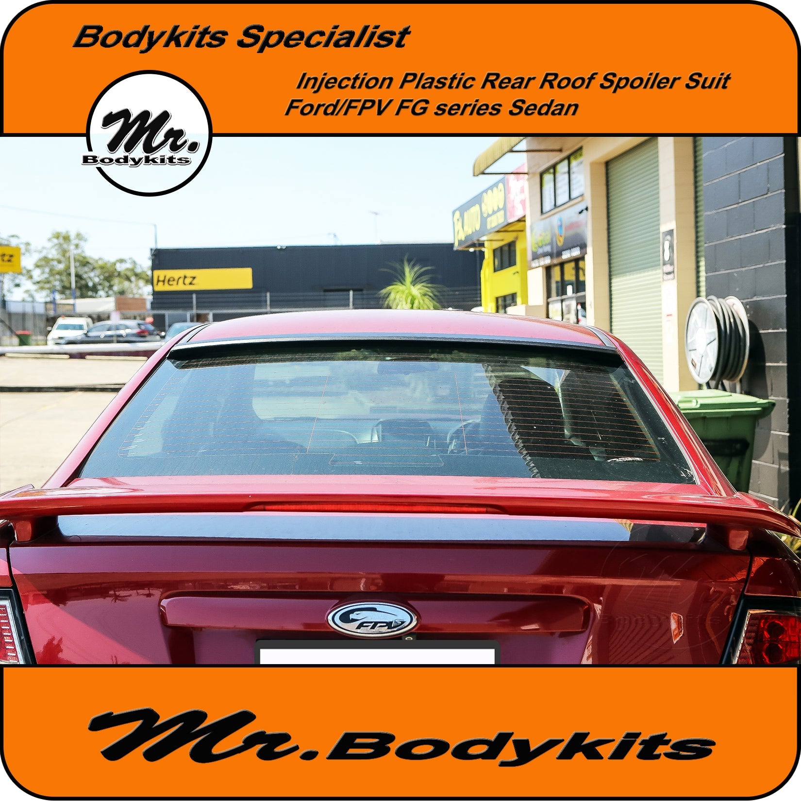 Mr Bodykits Roof Spoiler Wing For Ford Falcon FGX Sedan XR6 XR8 G6E G6 ...