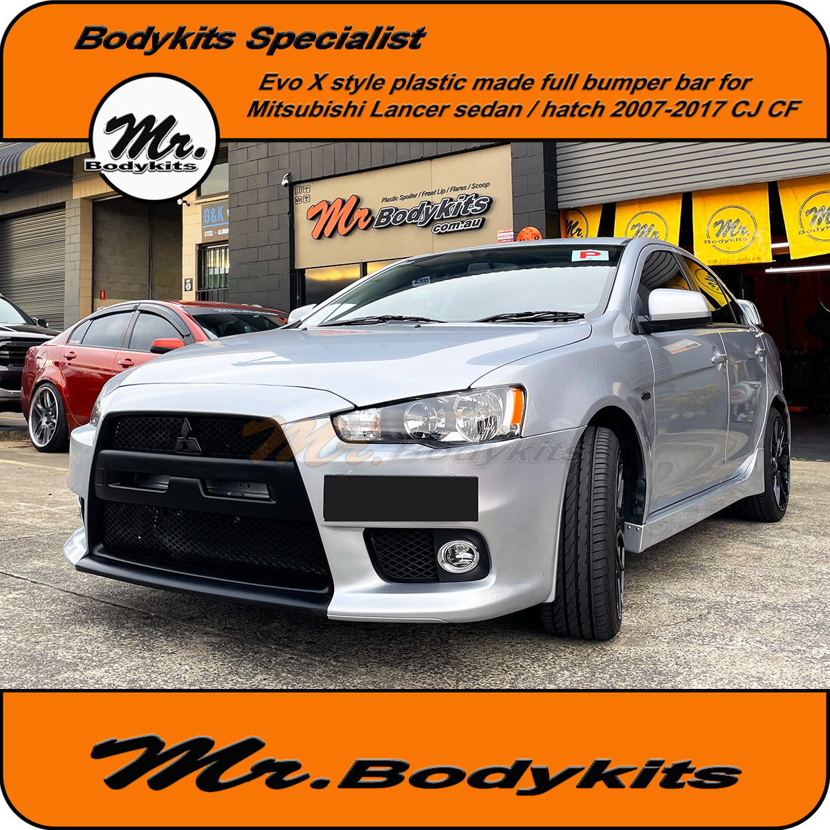 Lancer Evolution X Rear Mitsubishi Lancer Evo Para Revisie Van Hoof Sport