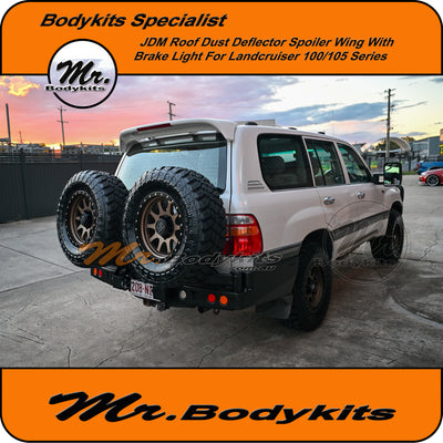 Japan Version Roof Dust Deflector Spoiler Wing For Toyota Landcruiser 100/105 Series