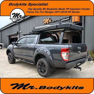 Fender Wheel Guard Flares Full Set Smooth or Wrinkle Finish For Ford Ranger PX 2011-2018 PX I II