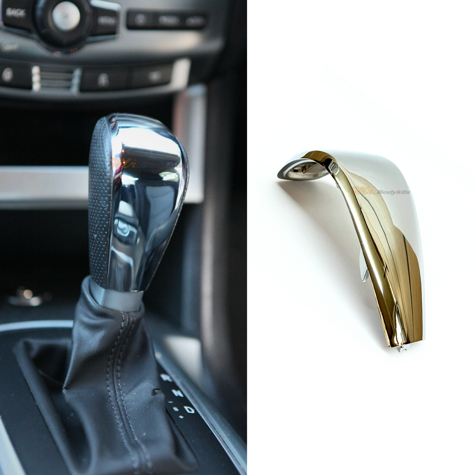 Ford FG BF Falcon Auto Gear Knob Replacement Chrome Cover 5 Speed