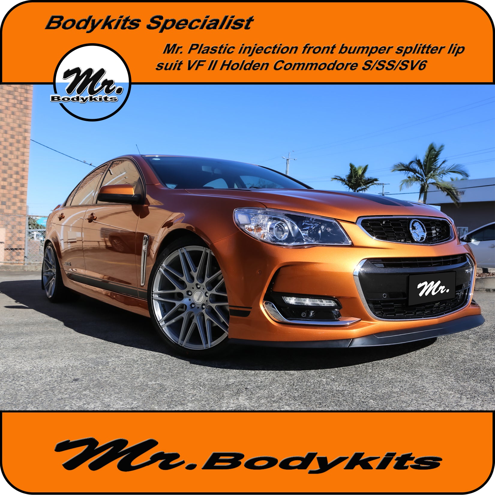 Holden Commodore VF series 2 Front Lip Splitter For S/SS/SV6 bumper 15